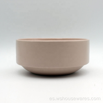 Cuencos de ensalada de fideos de arroz Conjunto de vajillas de cerámica porcelana